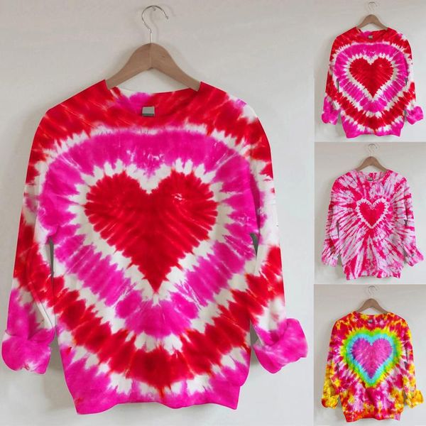 

women's hoodies & sweatshirts women tie-dye casual long sleeve halloween sweatshirt pullover shirts blouse winter clothes sudaderas, Black