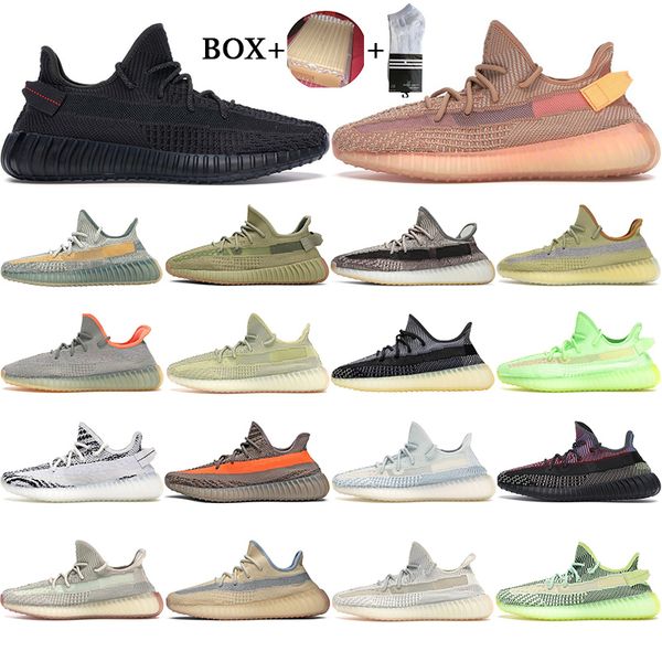 

2021 mens women running shoes kanye west beluga oreo israfil eliada earth desert sage glow 3m reflective mens trainer sports sneakers
