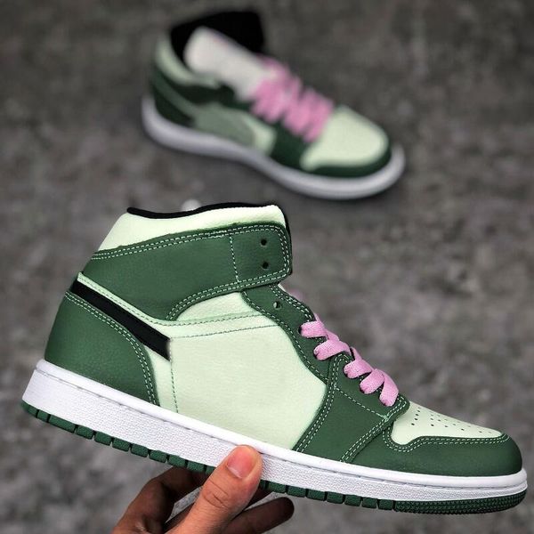 

shoes 1 mid dutch green women men muti-color sneakers mens trainers