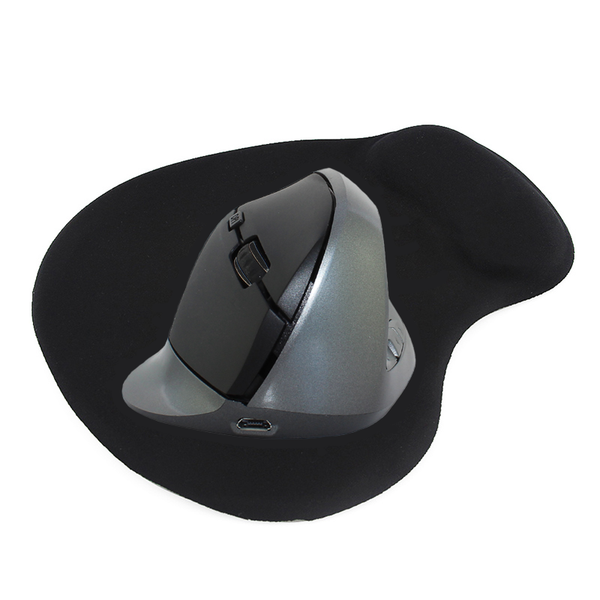 

mice 2.4ghz wireless vertical mouse rechargeable ergonomic design mause adjustable 1600 dpi optical with pad for pc laptop