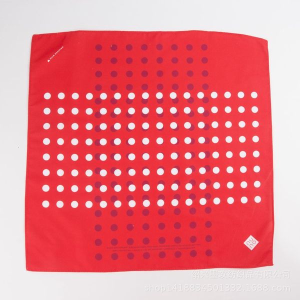 

scarve undertake polyter scarf digital spray square towel printing and customization, Blue;gray