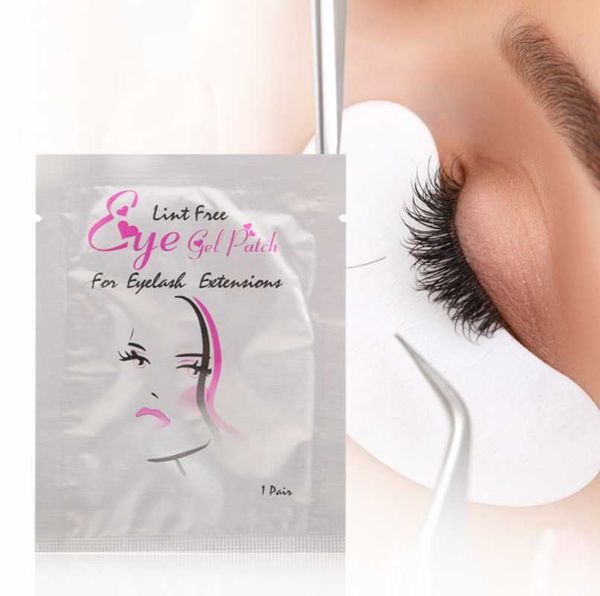 

false eyelashes 50/100pairs eyelash extension paper patches grafted eye stickers 7 color under pads tips sticker