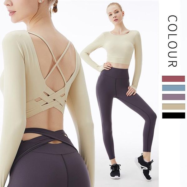 

yoga outfit fitness suit in spring and summer women moisture absorption sweat high elasticity ventilation sportswear gym set