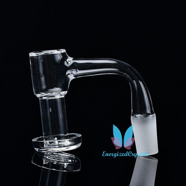 Smoke Banger Full Weld Abgeschrägte Kante Terp Slurpers Blender Design Rauchen Quarzrohr Joint Tabakzubehör Werkzeuge Male Nail Bongs Dab Rigs U.S. Frosted Bottom