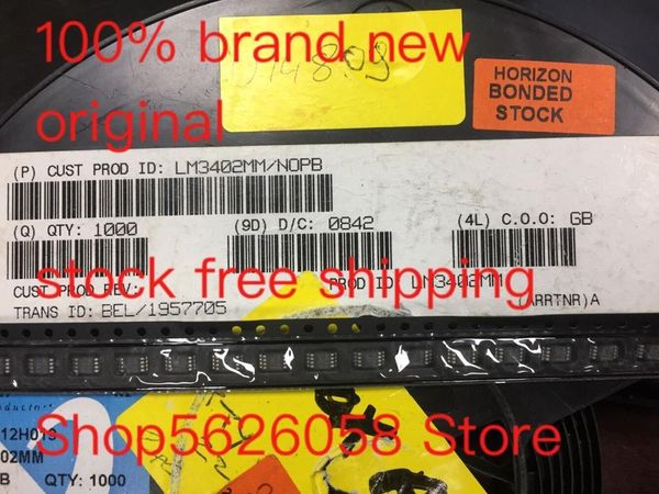 

smart power plugs lm3402mm/nopb msop8 100% original 10pcs-100pcs/lot stock