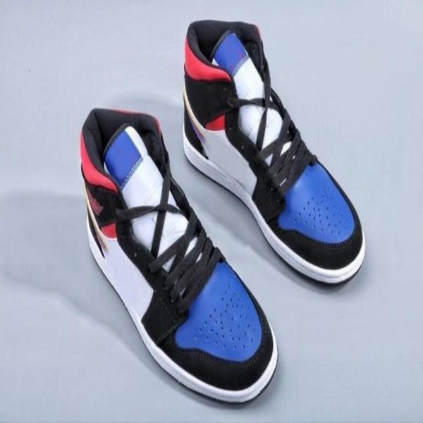 

eur40-47 men jumpman 1 1s shoe high dark mocha midnight navy basketball shoes mid light smoke grey twist chicago bred toe sneakers women558b