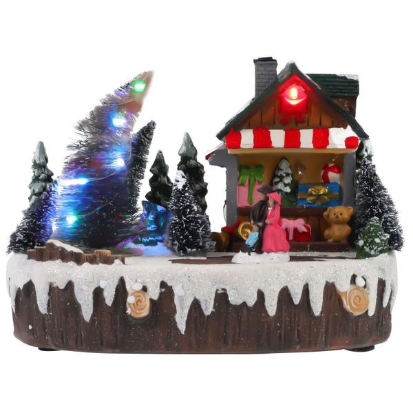 

christmas decorations creative festival decor glowing house