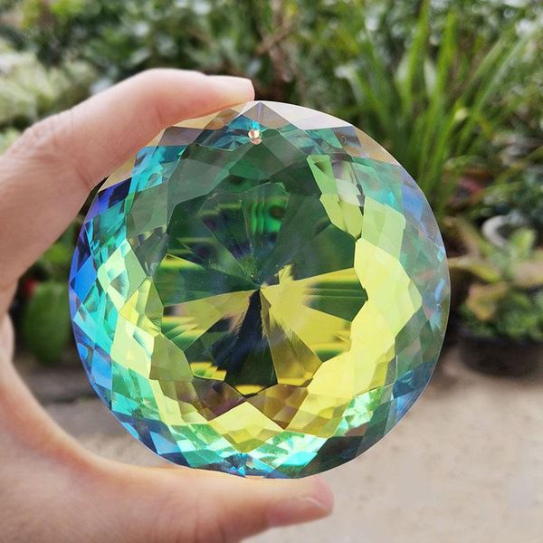 

garden decorations 76mm crystal prism suncatcher glass chandelier hanging pendant accessories home wedding decor ornament diy craft figurine