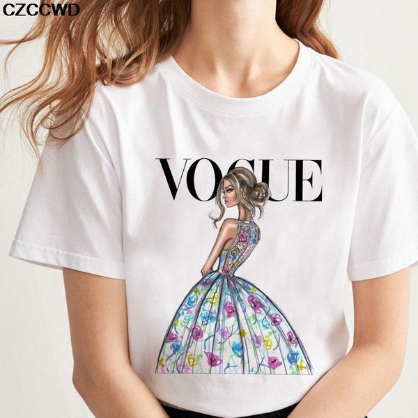 

czccwd poleras mujer de moda 2021 autumn white tshirt harajuku fashion vogue t shirt leisure streetwear aesthetic female t-shirt