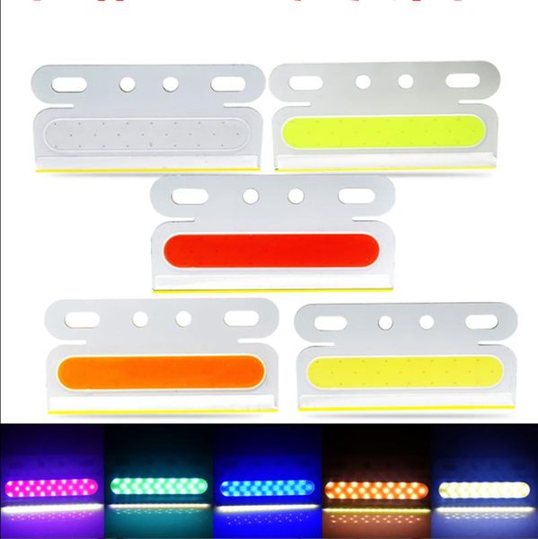 

emergency lights multi-function 24v led truck side lamp cob ground light waterproof indicator waist white yellow red blue