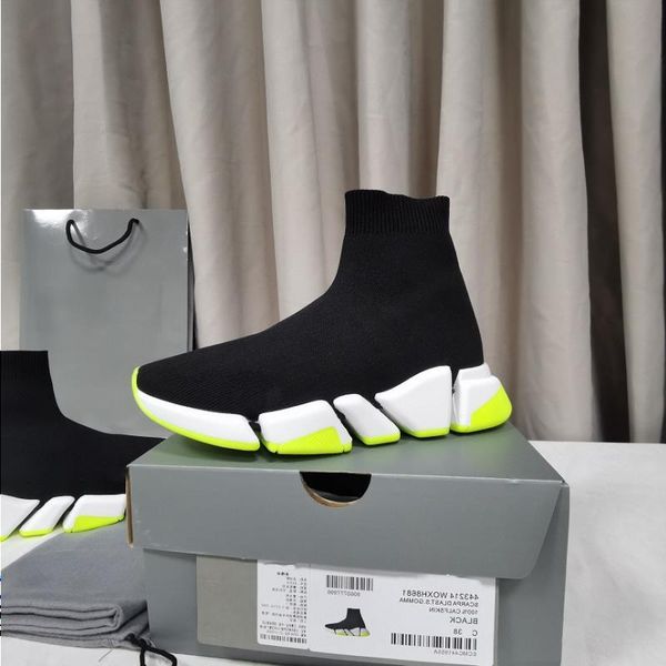 

men women designers sock speed fashion womens pairs casual outdoor sneakers socks with black platform triples sneaker 2.0 3 jswb