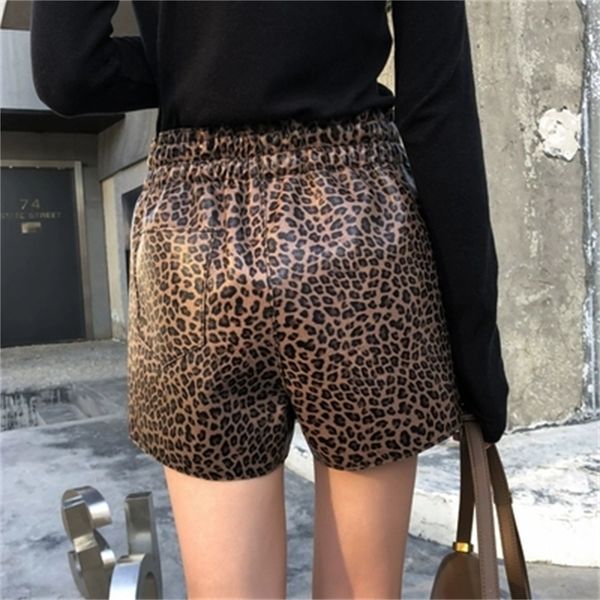 

2021 autumn and winter new leopard leather sheep skirt j12 2g9f, White;black