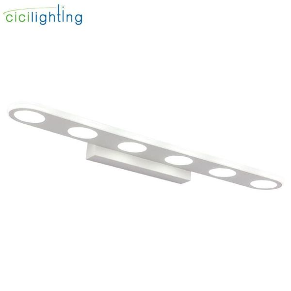 

90v - 265v 18w 55cm led mirror lights lamp modern white cabinet 6 lights led dress mirror bedroom bathroom lighting fixture