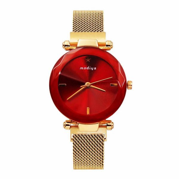 

wristwatches red fashion quartz watch women ladies stainless steel bracelet watches casual clock female dress gift relogio, Slivery;brown