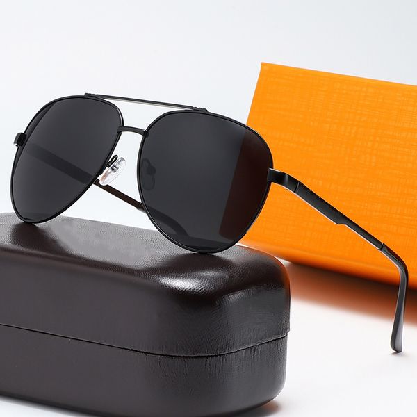 Occhiali da sole da sole da sole da donna designer occhiali da sole designer di lusso occhiali di alta qualità Uv400 pilota con scatola