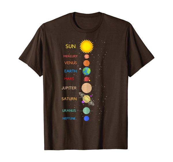 

Tee Planet of the Solar System Space Galaxy Cosmos T-Shirt, Mainly pictures
