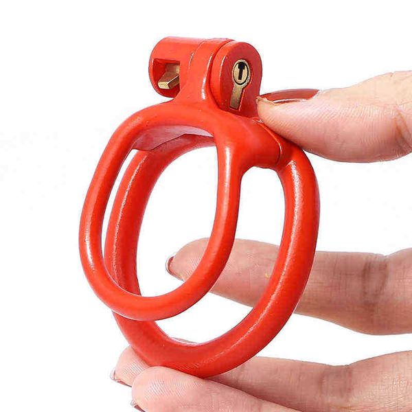 

2022 adultshop delay Sex ejaculation Chastity men's devices Mamba resin - ring chastity belt device penile cover 5-size lock 18 + sex toys 1015