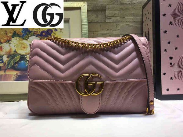 

k17y 443496 soft powder leather cross-body bag women handbags iconic handles shoulder totes cross body bag clutches