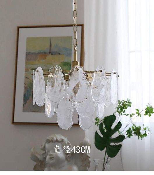 

cloud gourd glass chandelier american retro dining room bedroom living room medieval style french lamps