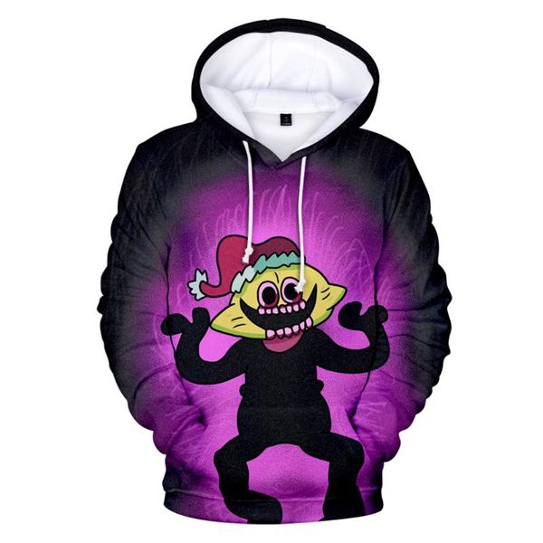 

men's hoodies & sweatshirts autumn casual hoodie 3d sweatshirt long sleeve women's sportswear harajuku streetwear 2021 video game, Black