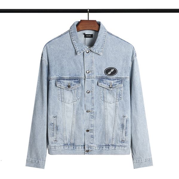 

men's jackets baseball long sleeve jacket, weldon classic thick denim and digital abstract thermal # a1082021, Black;brown
