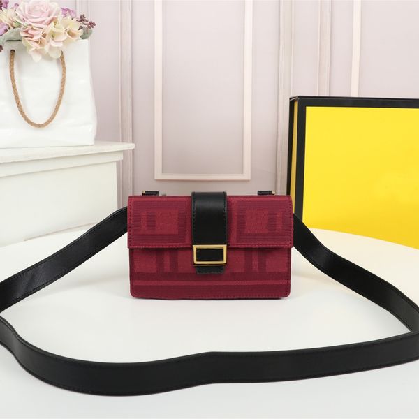 

jacquard square flap messenger bag women's design evening handbag