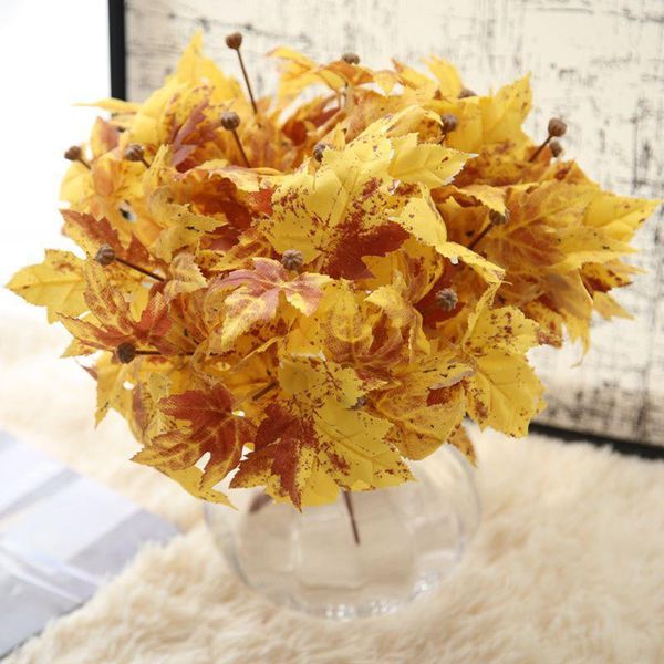 

fake a bunch 7 branches artificial diy home decoration festive & party supplies dropship