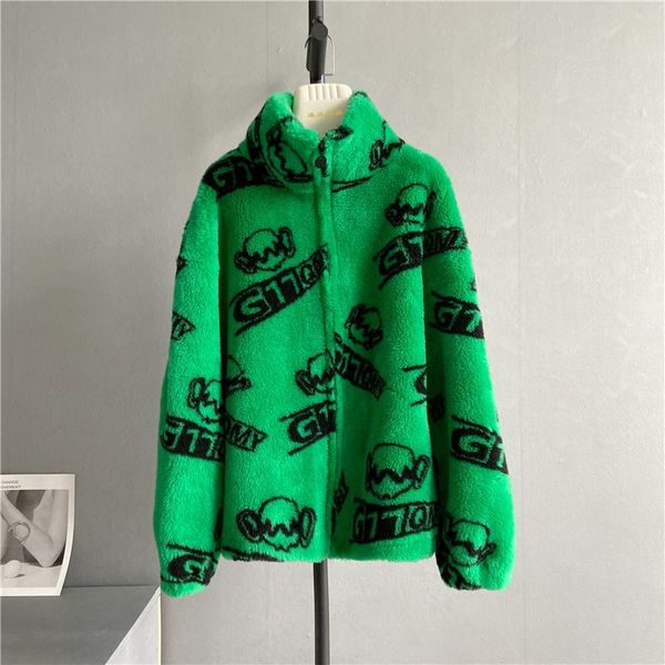 

women's fur & faux real coat 100% wool women winter clothes keep warm fashion jacket 2021, Black