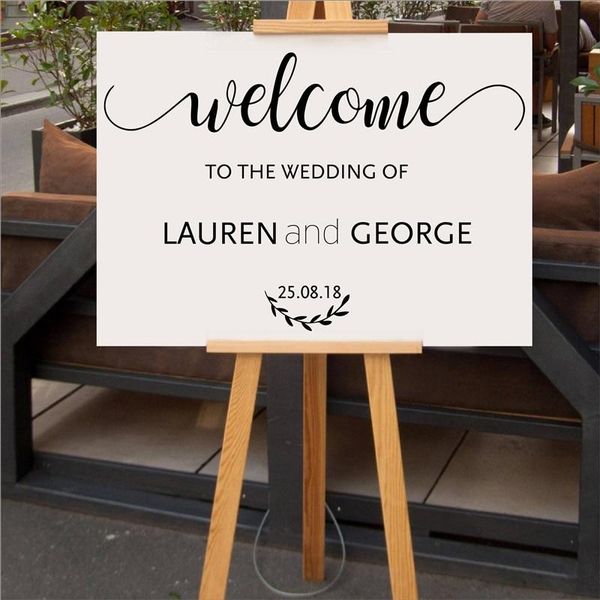 

party entrance wedding welcome sign,rustic wood wedding decor personalized bride and groom names date customized gift
