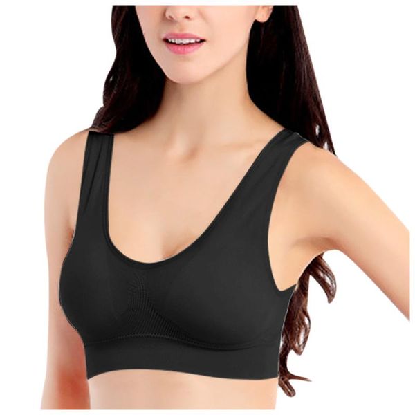 

25# women push up seamless sports bra workout female sport crop fitness run active wear yoga gym brassiere women's sportswear, White;black