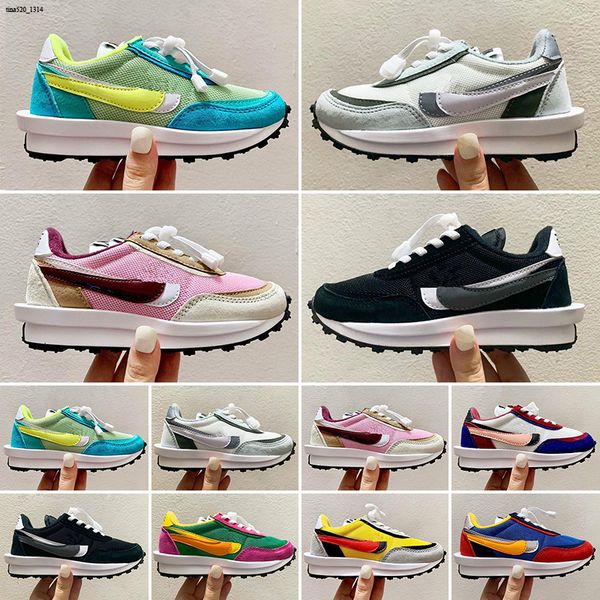 

2022 kids running athletic shoes boys and girls triple black white boy girl outdoor trainers sports sneakers size eur 22-35