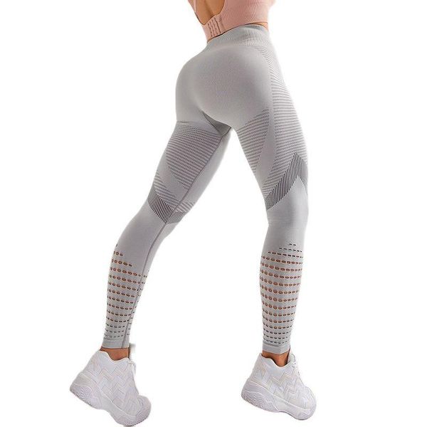 

women's leggings women push up sport fitness breathable high waist gym skinny slim workout running legging mesh pants, Black
