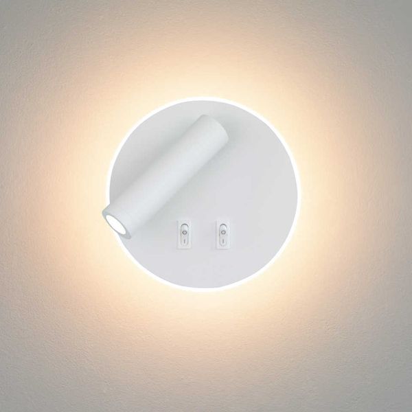 LED-Wandlampen 3W Leselicht 7W Hintergrundbeleuchtung mit Schalter Wandleuchte EL Nachttisch moderne Wandleuchte Schlafzimmer Arbeitszimmer Treppenleuchter 210724