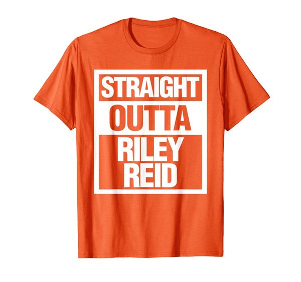 

straight outta riley reid funny parody t-shirt, White;black