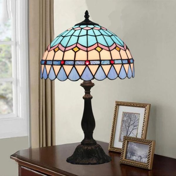 

table lamps woerfu 30cm tiffany lamp european bedroom bedside light retro creative e27