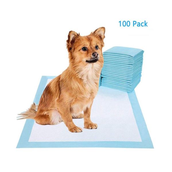 

dog apparel 33*45cm 100pcs /lot super absorbent pet diaper training pee pads healthy clean wet mat for cats