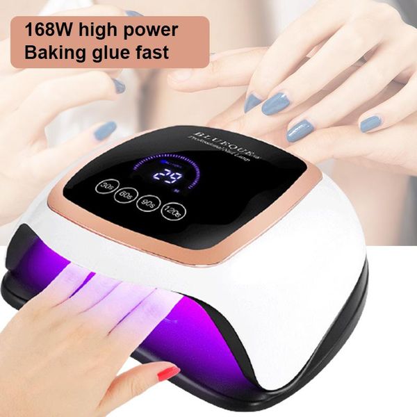 

nail dryers 168w light therapy machine led uv roasting quick dry potherapy lamp tools
