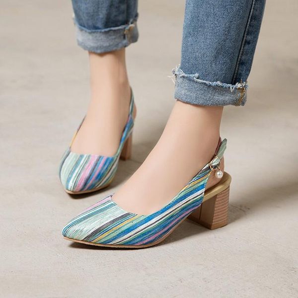 

dress shoes big size 11 12 13 14 15 16 17 high heels sandals women woman summer ladies high-heeled with striped back straps, Black