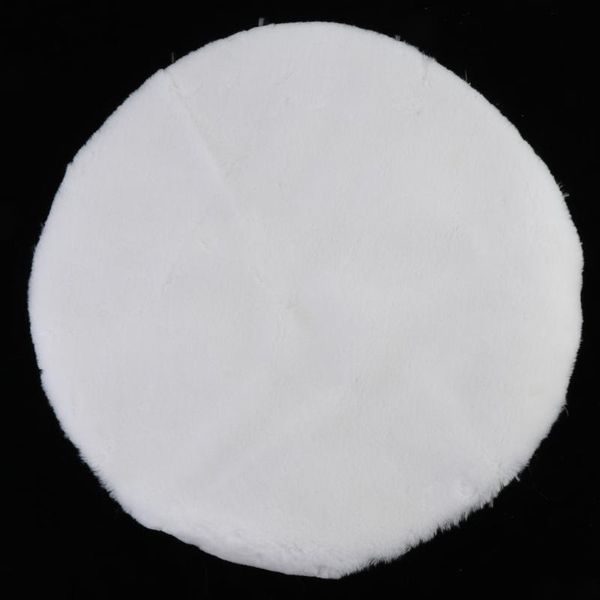 

carpets breathable artificial wool floor mat round square white