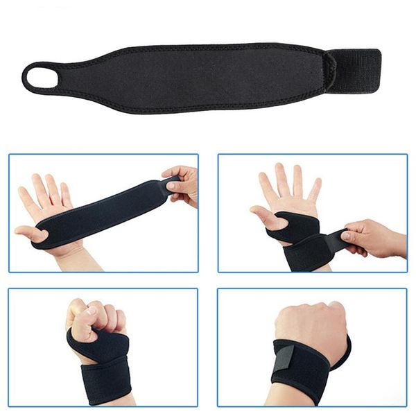 

adjustable wrist brace wrist support wraps strap hand support carpal tunnel brace for arthritis and tendinitis pain relief, Black;red