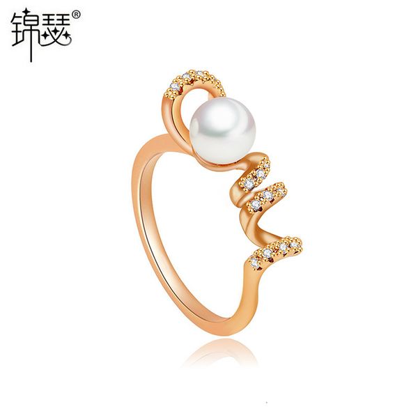 

925 sterling silverboutique zirconium diamond ring vision aaa zircon korean version, Golden;silver