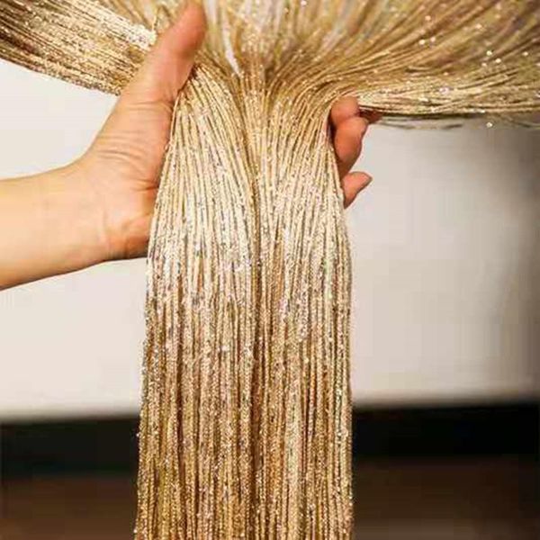 

curtain & drapes glitter string door beads room dividers beaded fringe window panel divider home decoration cortina