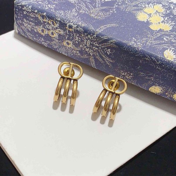 

design jewelry 2021 new net red temperament brass 925 silver needle earrings