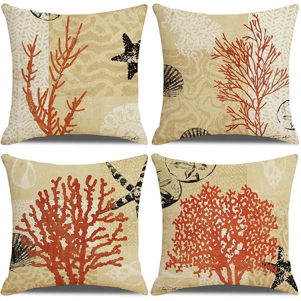 

cushion/decorative pillow living coral polyester case red geometric sofa car waist throw cushion cover 45*45 home decor pillowcase