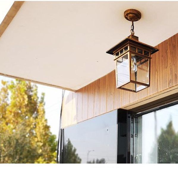 

pendant lamps chandelier outdoor waterproof and rust-proof courtyard lamp corridor aisle balcony villa garden small