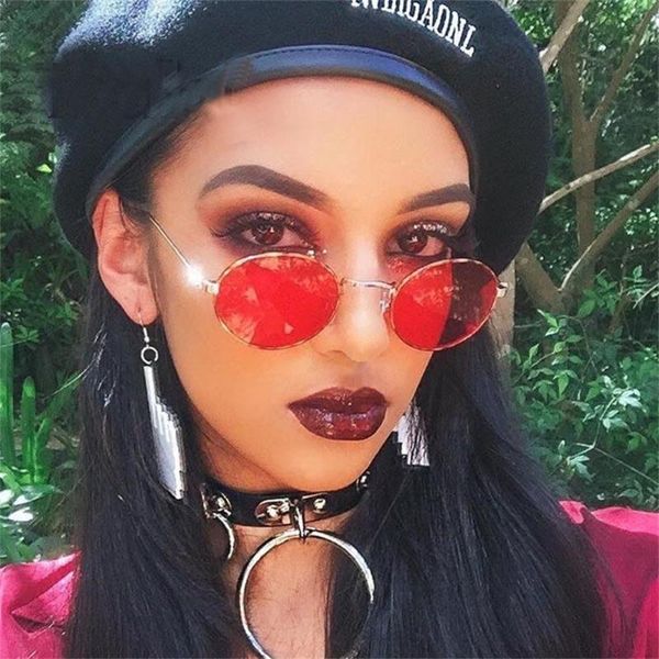 

sunglasses woenfel vintage classic retro sun glasses designer fashion women round metal frame travel eyewear, White;black