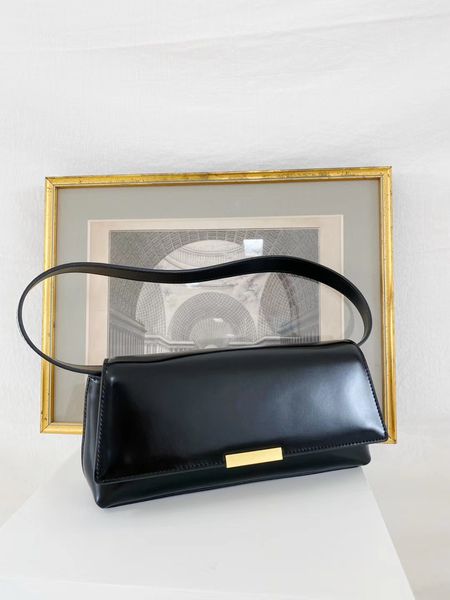 

special-interest design cowhide internet celebrity clip bag small shoulder bag