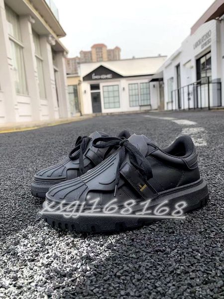 

kids italian fashion brand designer christian lucky star design velcro casual shoes ladies cow leather rubber sole, Black