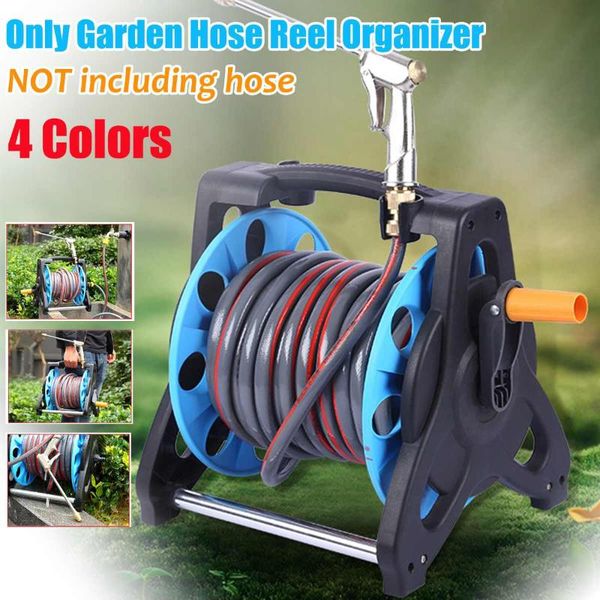 

watering equipments 40m garden hoses reel hose pipe organizer storage cart car roll portable bracket tools karcher greenhouse