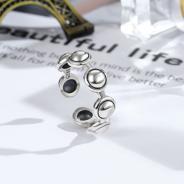 

delicate ring korean s925 pure silver simple fashion niche design